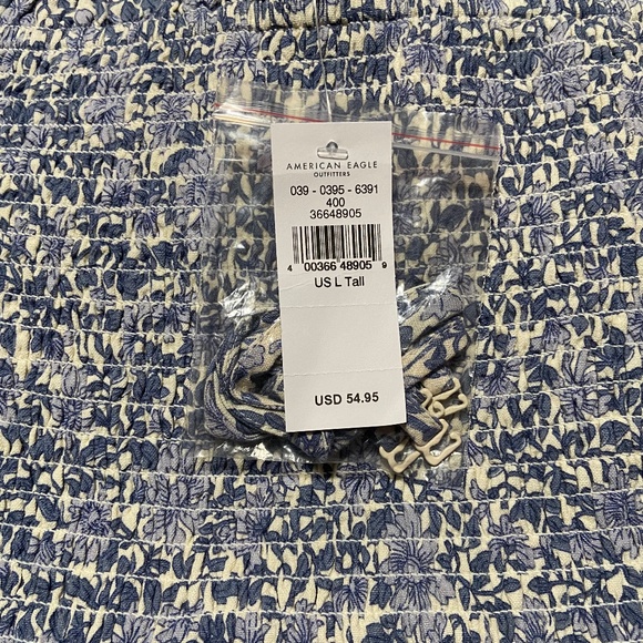 American Eagle Smockin' On Sunshine Strapless Dress - Picture 6 of 6